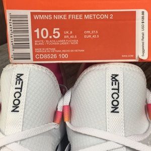 wmns nike free metcon 2